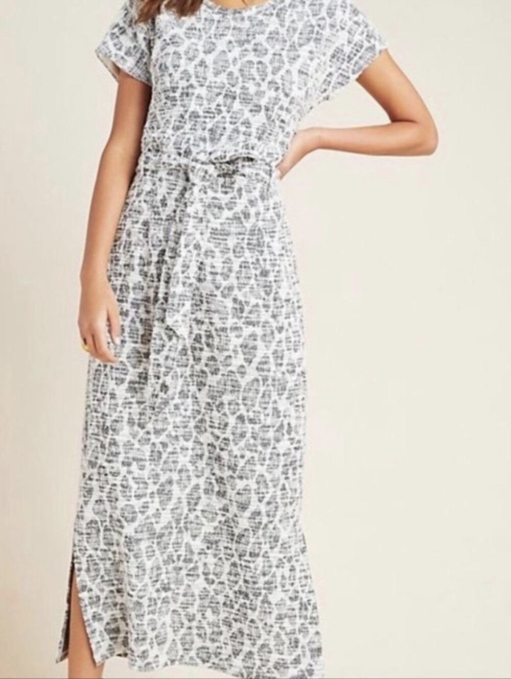 Dolan Left Coast Taleen Textured Midi Dress
